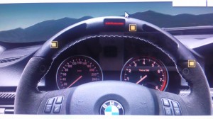 BMW　Performanceのステアリングホイール
