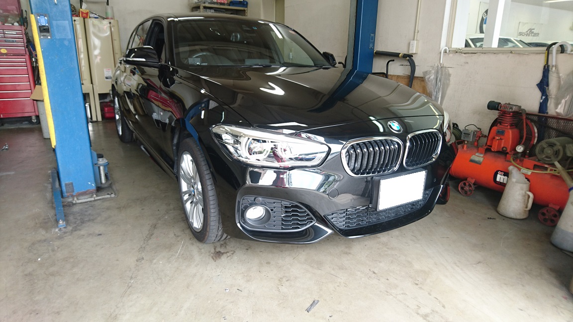 枚方市U様 BMW F20 118i Mｽﾎﾟｰﾂ CPMロアーレインフォースメント取付 - BMW中古車専門店スパークオート